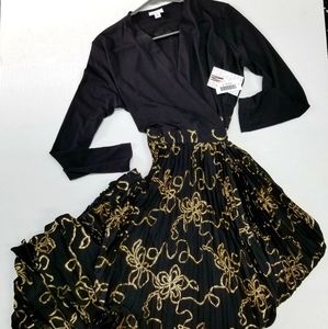 Lularoe Deanne Wrap Dress - Elegant Collection